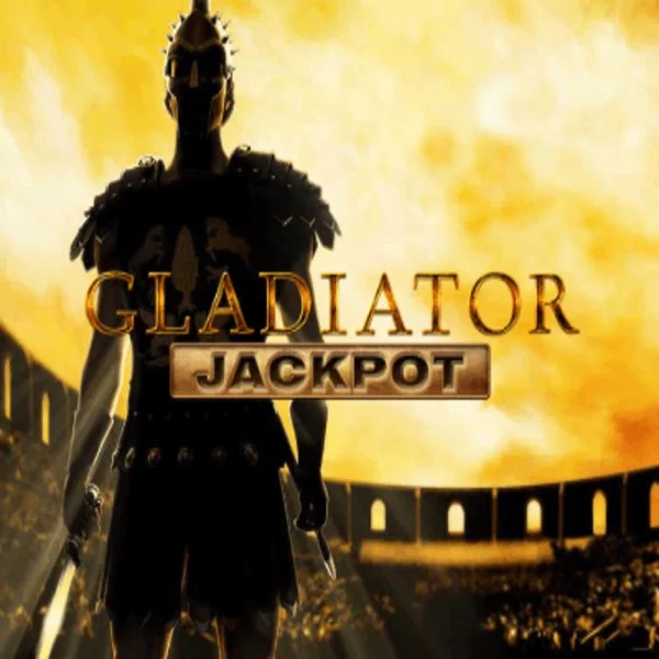 Gladiator Jackpot online game logo by Playtech on midnitecasino.bet