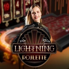 Lightning Roulette logo by Evolution Midnite Casino