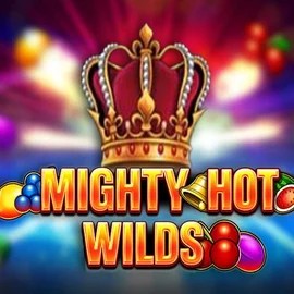 Slots logo of Mighty Hot Wilds from Inspired Gaming at Midnite Casino
