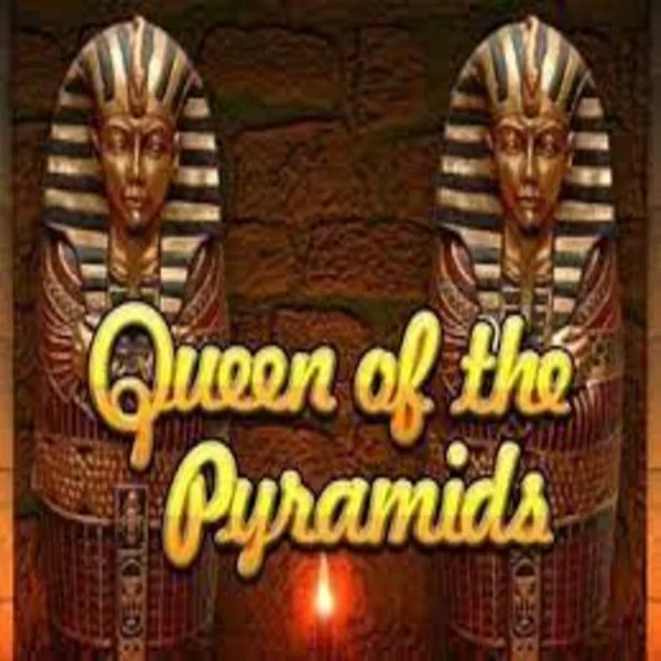 Queen of the Pyramids logo by Playtech at Midnite Casino