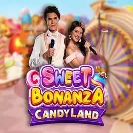 Sweet Bonanza Candy Land Live online game logo by Pragmatic Play on midnitecasino.bet